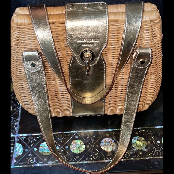Kate Spade straw bag - Picture 2 of 12